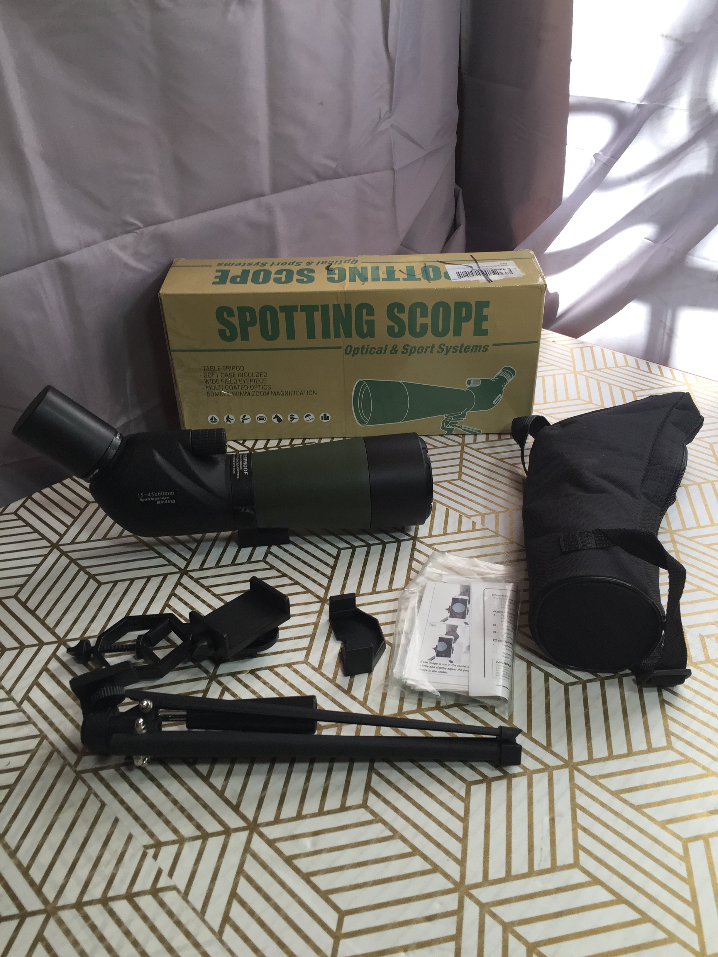 Gosky 15-45X 60mm Birding Spotting Scope | FREE SHIPPING (8081916297454)